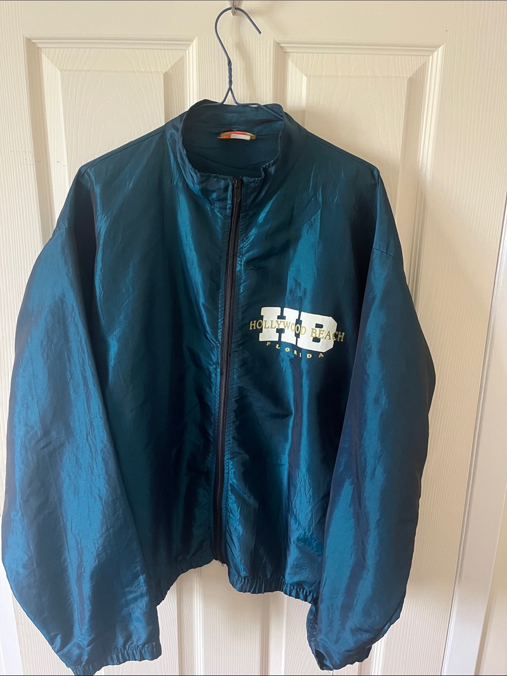 Men's Teal Windbreaker Jacket